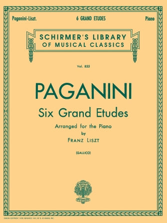 6 Grande Etudes after N. Paganini