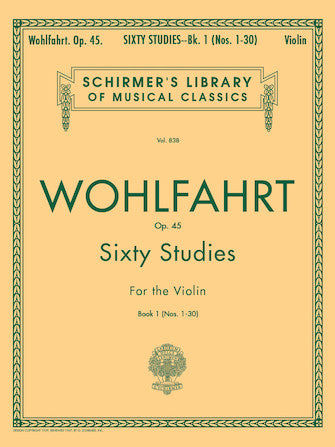 Wohlfahrt - 60 Studies, Op. 45 - Book 1