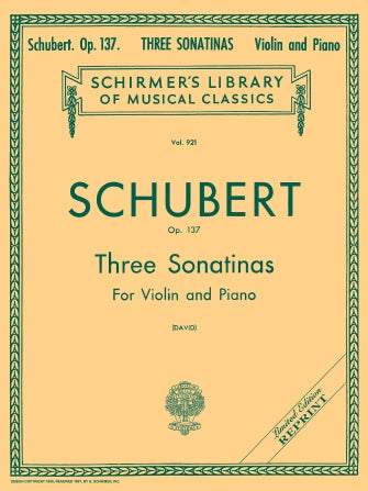 3 Sonatinas, Op. 137