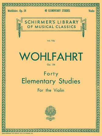 40 Elementary Studies, Op. 54