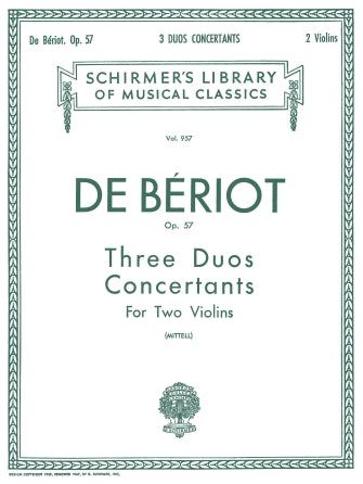 3 Duos Concertante, Op. 57