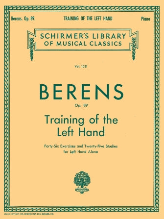 Training of the Left Hand, Op. 89