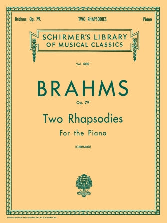 2 Rhapsodies, Op. 79