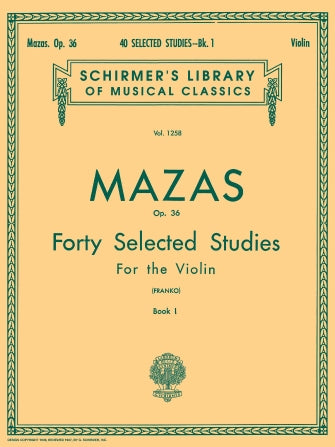 40 Selected Studies, Op. 36 - Book 1