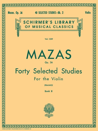 40 Selected Studies, Op. 36 - Book 2