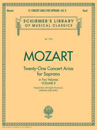 21 Concert Arias for Soprano - Volume II