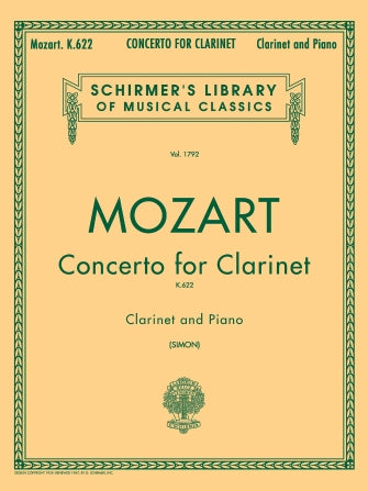 Mozart, Wolfgang Amadeus - Clarinet Concerto in Bb Major, K622