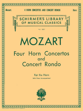 Four Horn Concertos and Concert Rondo