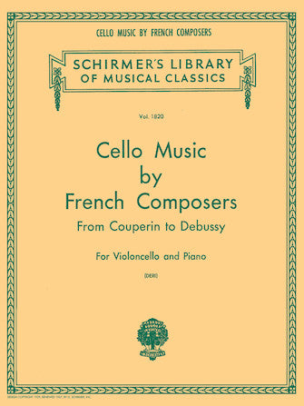 Cello Music by French Composers