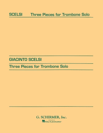 Three pieces for Trombone Solo (1956)