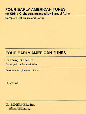 Four Early American Tunes Set String Orchestra Sc & Pts