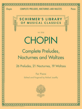 Complete Preludes, Nocturnes & Waltzes