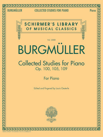 Collected Studies for Piano - Op. 100, 105, 109