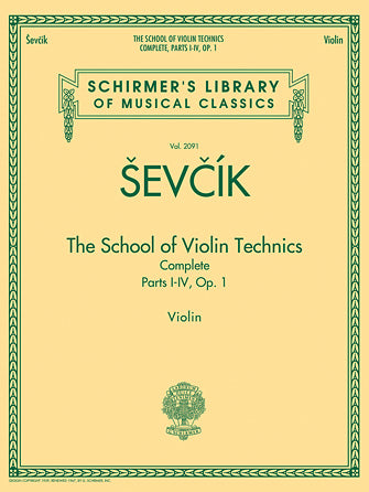 School of Violin Technics, Complete Parts I-IV