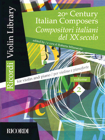 Twentieth Century Italian Composers (For Violin and Piano) - Vol. 2