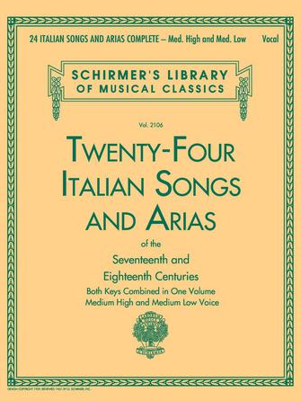 24 Italian Songs & Arias Complete