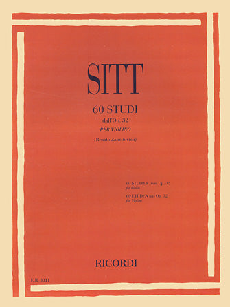 60 Studies From Op. 32 For Violin