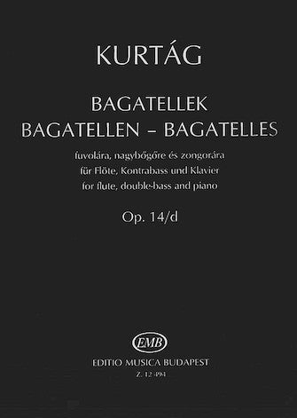 Bagatelles for Flute, Double Bass and Piano, Op. 14d