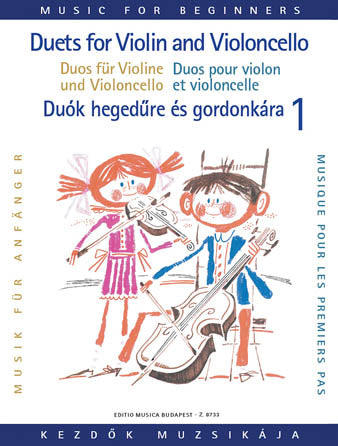 Duets for Violin and Violoncello for Beginners Volume 1