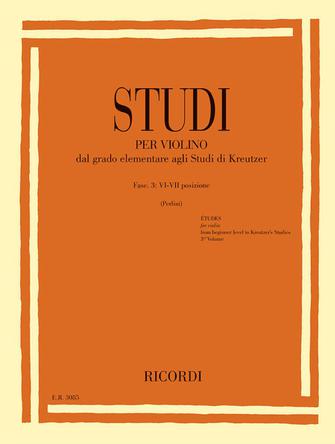 Studies for Violin Fasc. III: Vi-Vii Positions