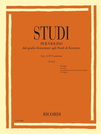 Studies for Violin Fasc II: Iv-V Positions - Elementary Grade to Kreutzer's Studies