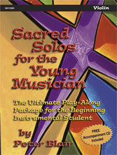 Sacred Solos for the Young Musician: Flute/Oboe/Vibes - Violin book