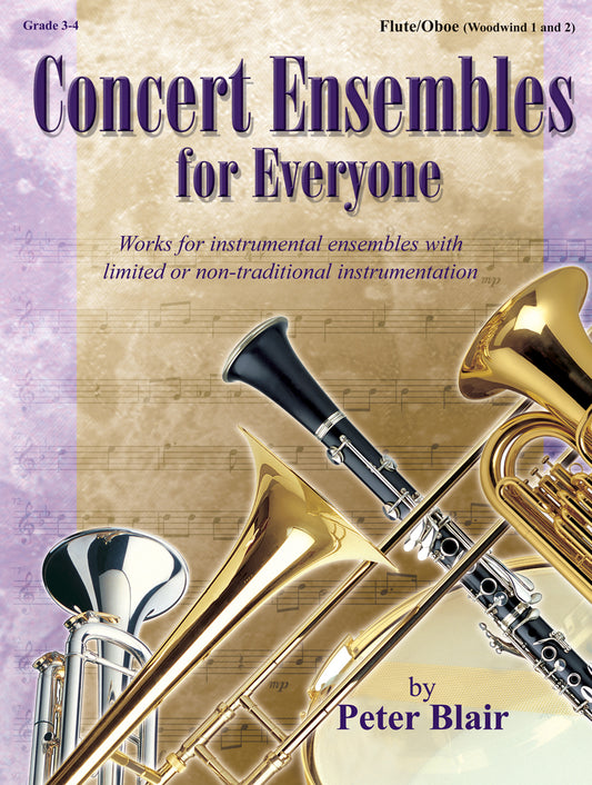 Concert Ensembles for Everyone - Flute/oboe (Woodwind 1 & 2)