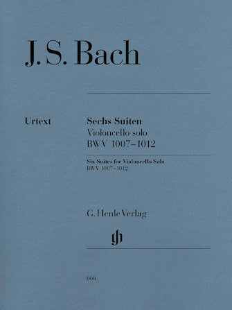 6 Suites for Violoncello Solo BWV 1007-1012