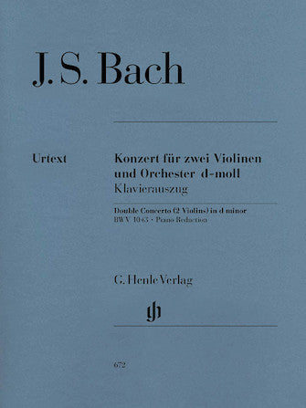 Concerto for 2 Violins and Orchestra in D Minor BWV 1043