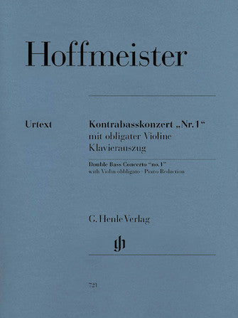 Concerto No. 1 for Double Bass and Orchestra with Violin Obblig