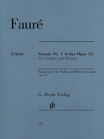 Sonata No. 1 in A Major, Op. 13