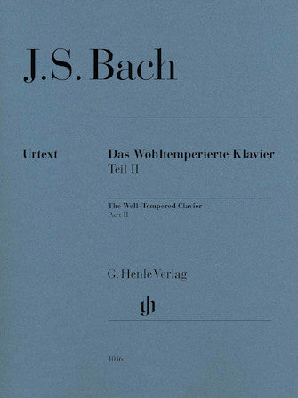 Well-Tempered Clavier BWV 870-893 Part II (No Fingering)