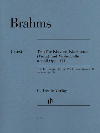 Trio in A Minor Op. 114