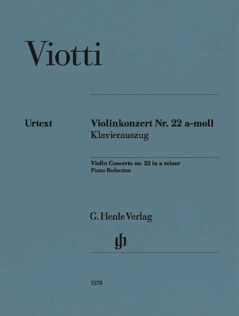 Violin Concerto No. 22 in a Minor Marked and Unmarked String