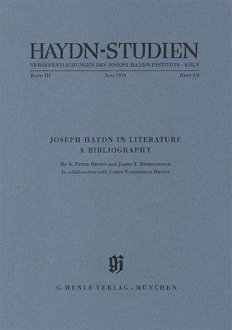 Haydn - In Lierature - A Bibliography