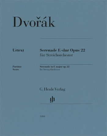 Serenade in E Major Op. 22 for String Orchestra Full Score