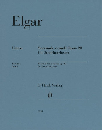 Serenade in E Minor Op. 20 for String Orchestra Full Score