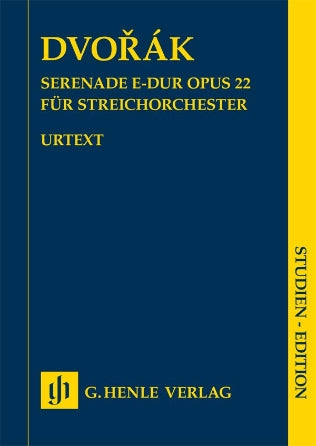 Serenade in E Major Op. 22 for String Orchestra Study Score