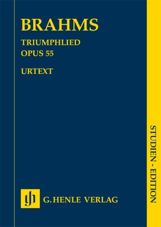 Triumphlied Op. 55 Baritone Solo, 8-Part Chorus and Orchestra Study Score