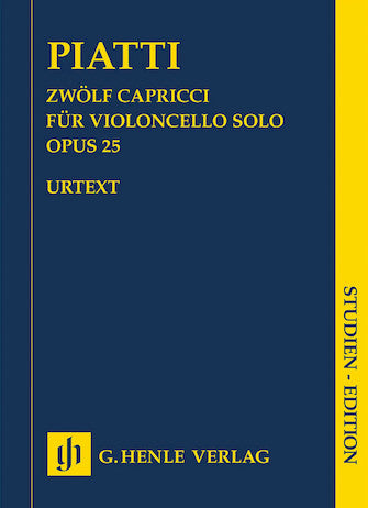 12 Capricci Op. 25 for Violoncello Solo