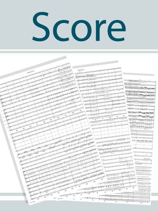 A Minor Case Of The Blues - Score