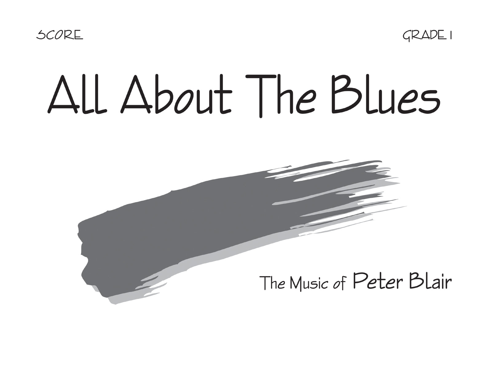 All About the Blues - Score and parts