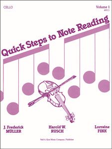 Quick Steps To Notereading, Vol 1 - Cello