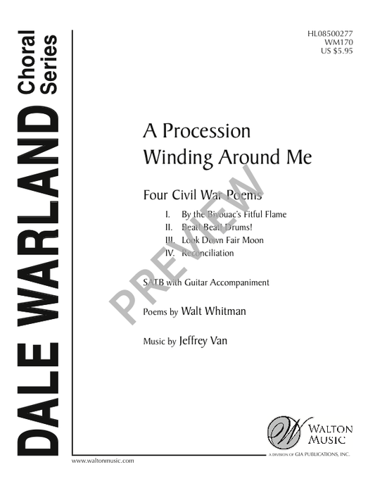 A Procession Winding Around Me (Guitar Part)