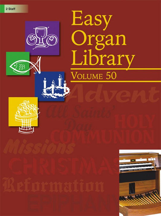 Easy Organ Library, Vol. 50 - Organ Collection (2-staff)