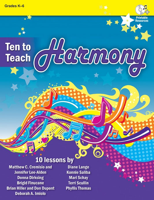 Ten to Teach Harmony - Classroom music book/resource