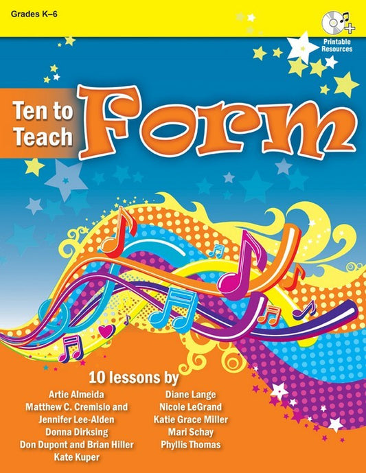 Ten to Teach Form - Classroom music book/resource