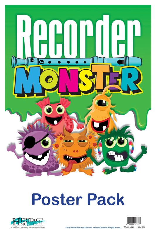 Recorder Monster - Poster pack