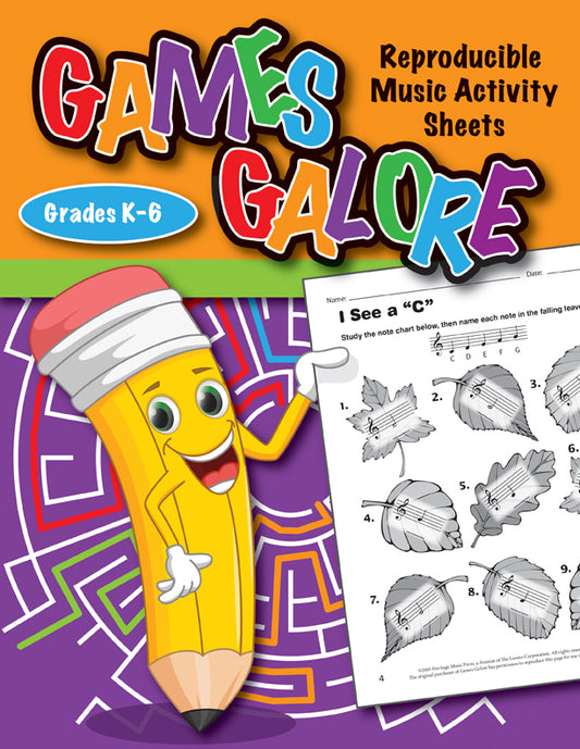 Games Galore - Classroom music book/resource