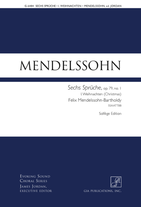 Sechs Sprüche, Op. 79: Weihnachten